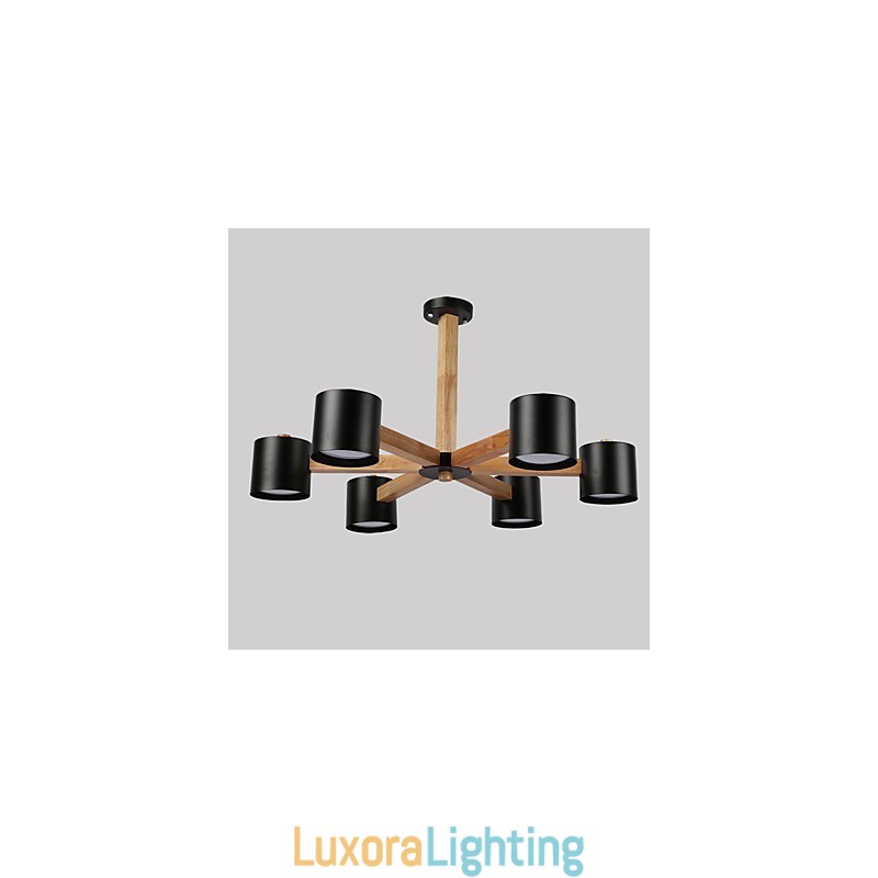 Designer Touch Decorative Vintage Painting Feature for Metal Chandelier