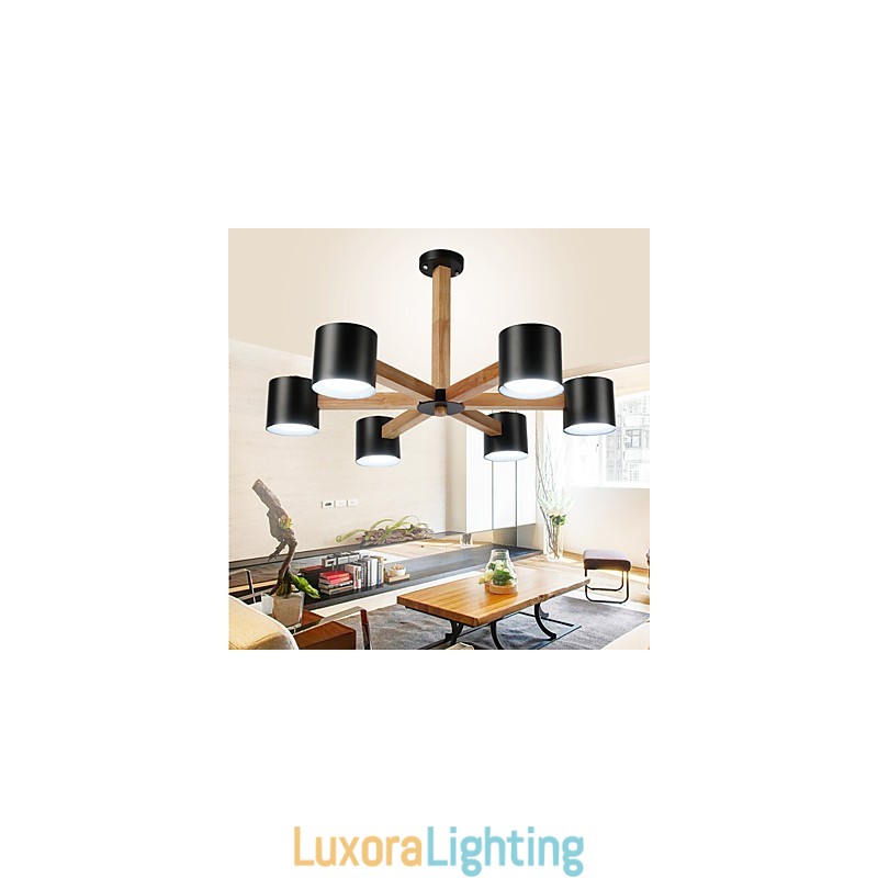 Designer Touch Decorative Vintage Painting Feature for Metal Chandelier