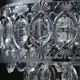 Designer Touch Decorative Elegant Modern Transparent Crystal Chandelier with 4 Lights