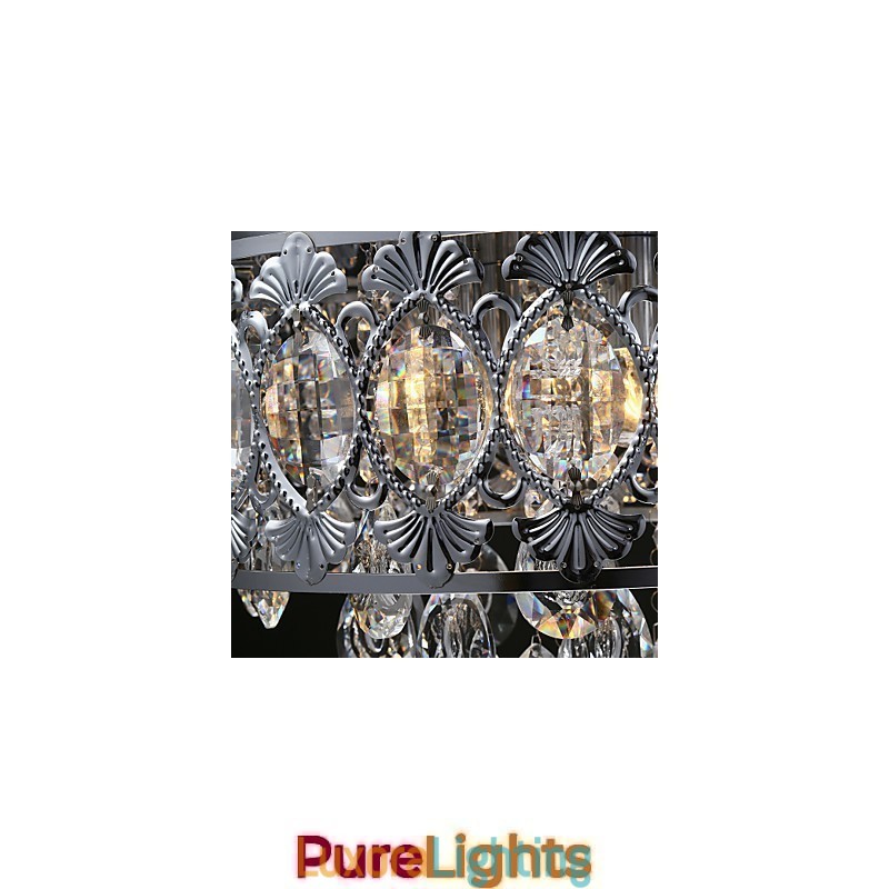 Designer Touch Decorative Elegant Modern Transparent Crystal Chandelier with 4 Lights