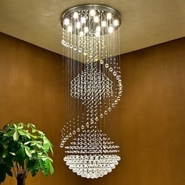 Designer Touch Decorative Modern Crystal Ceiling Pendant Light Indoor Chandelier Home Hanging Lighting Lamps Fixtures