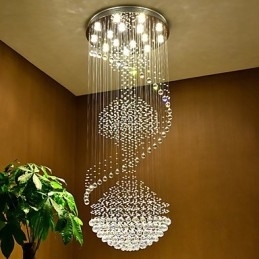 Designer Touch Decorative Modern Crystal Ceiling Pendant Light Indoor Chandelier Home Hanging Lighting Lamps Fixtures