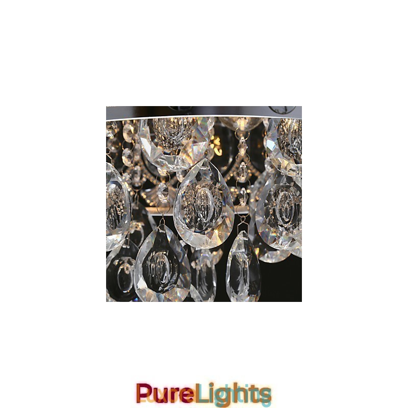 Designer Touch Decorative Elegant Modern Transparent Crystal Chandelier with 4 Lights