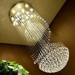 Designer Touch Decorative Modern Crystal Ceiling Pendant Light Indoor Chandelier Home Hanging Lighting Lamps Fixtures