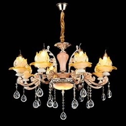 Designer Touch Decorative Modern Contemporary Traditional Classic Zinc Alloy Feature for Crystal Mini Style Metal Pendant Light