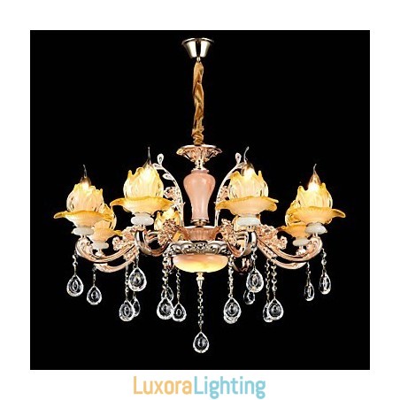 Designer Touch Decorative Modern Contemporary Traditional Classic Zinc Alloy Feature for Crystal Mini Style Metal Pendant Light