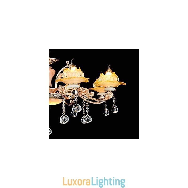 Designer Touch Decorative Modern Contemporary Traditional Classic Zinc Alloy Feature for Crystal Mini Style Metal Pendant Light