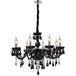 Designer Touch Decorative Modern Contemporary Electroplated Feature for Crystal Glass Chandelier