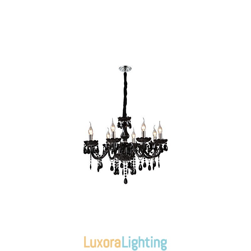 Designer Touch Decorative Modern Contemporary Electroplated Feature for Crystal Glass Chandelier