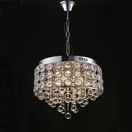 Designer Touch Decorative 4 Lights Sunflower K9 Transparent Crystal Chandelier