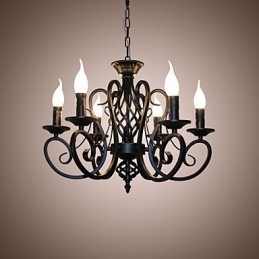 Designer Touch Decorative European Style Chandelier Dining Lights Simple Originality Innovative Candles 6 Lights
