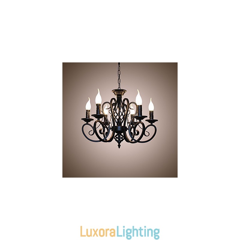 Designer Touch Decorative European Style Chandelier Dining Lights Simple Originality Innovative Candles 6 Lights