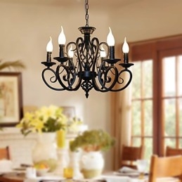 Designer Touch Decorative European Style Chandelier Dining Lights Simple Originality Innovative Candles 6 Lights