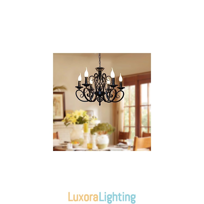 Designer Touch Decorative European Style Chandelier Dining Lights Simple Originality Innovative Candles 6 Lights