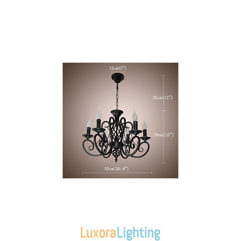 Designer Touch Decorative European Style Chandelier Dining Lights Simple Originality Innovative Candles 6 Lights