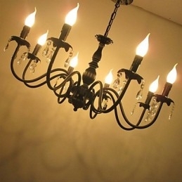 Designer Touch Decorative European Style Crystal Candle Lamp Lamp Clothing Shop Lamps And Lanterns Decoration Project Droplight