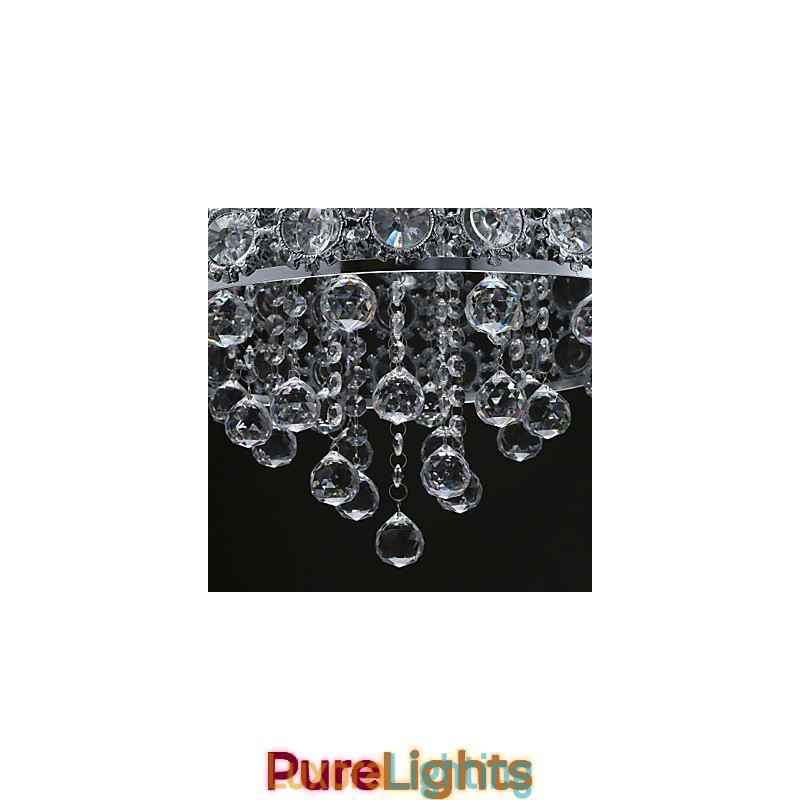 Designer Touch Decorative 4 Lights Sunflower K9 Transparent Crystal Chandelier