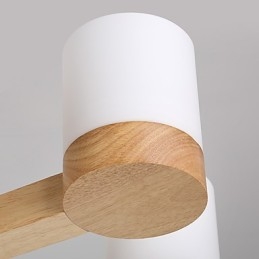 Designer Touch Decorative 3 Lights Chandelier Modern Contemporary Traditional Classic Vintage Country Wood Feature for Wood