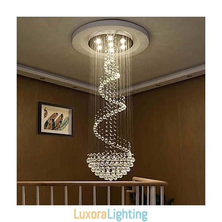 Designer Touch Decorative Modern Crystal Ceiling Chandelier Lights Indoor Pendant Lamp Deco Lighting Fixtures