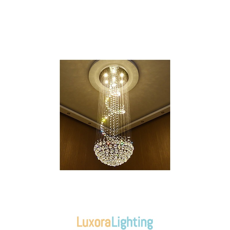 Designer Touch Decorative Modern Crystal Ceiling Chandelier Lights Indoor Pendant Lamp Deco Lighting Fixtures
