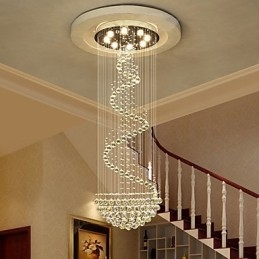 Designer Touch Decorative Modern Crystal Ceiling Chandelier Lights Indoor Pendant Lamp Deco Lighting Fixtures
