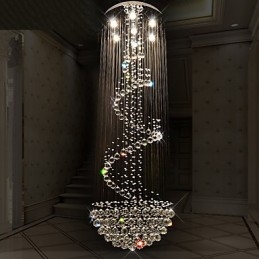 Designer Touch Decorative Modern Crystal Ceiling Chandelier Lights Indoor Pendant Lamp Deco Lighting Fixtures