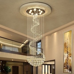 Designer Touch Decorative Modern Crystal Ceiling Chandelier Lights Indoor Pendant Lamp Deco Lighting Fixtures