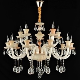 Designer Touch Decorative Modern Contemporary Traditional Classic Electroplated Feature for Crystal Mini Style MetalDining Chandelier