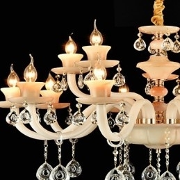 Designer Touch Decorative Modern Contemporary Traditional Classic Electroplated Feature for Crystal Mini Style MetalDining Chandelier