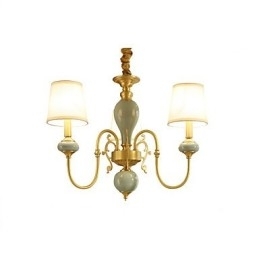 Designer Touch Decorative Traditional Classic Country Brass Feature for Mini Style Metal 3 Bulbs Chandelier