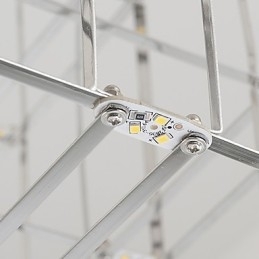 Designer Touch Decorative Modern Chandelier Light Stainless Steel Lamp Loft Lighting