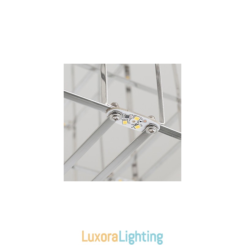 Designer Touch Decorative Modern Chandelier Light Stainless Steel Lamp Loft Lighting