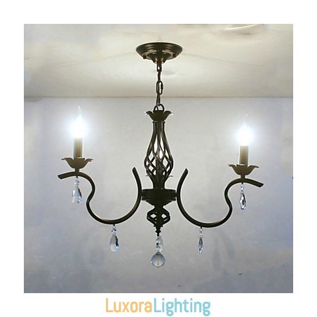 Designer Touch Decorative European Style Crystal Chandelier Small Chandelier Simple Creative Lamps