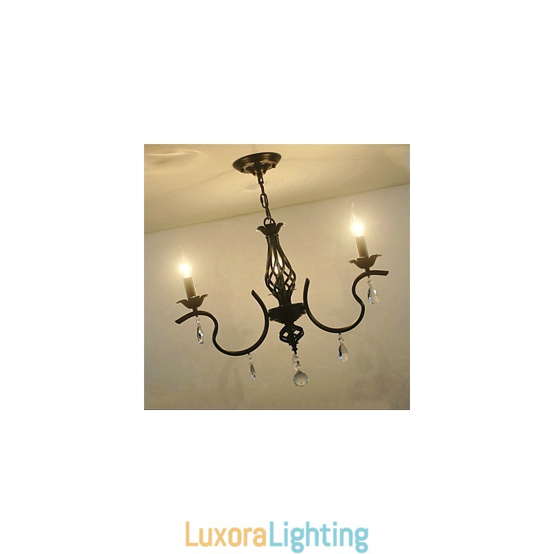 Designer Touch Decorative European Style Crystal Chandelier Small Chandelier Simple Creative Lamps