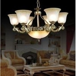 Designer Touch Decorative Chandelier Bronze European Retro Classic