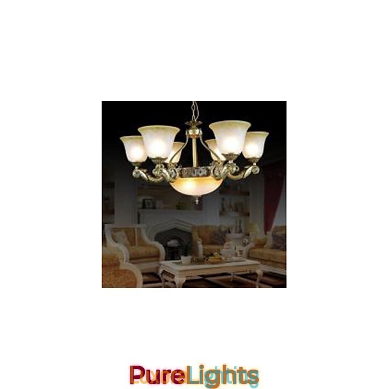 Designer Touch Decorative Chandelier Bronze European Retro Classic