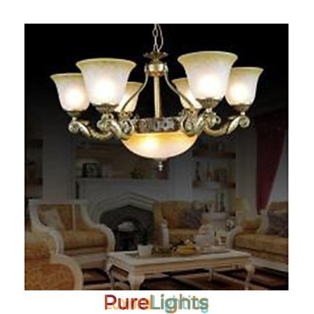 Designer Touch Decorative Chandelier Bronze European Retro Classic