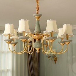 Designer Touch Decorative All Copper Chandelier Jade Chandelier KP8