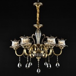 Designer Touch Decorative Rustic Lodge Painting Feature for Designers Metal Indoor Shops 2 Bulbs Chandelier