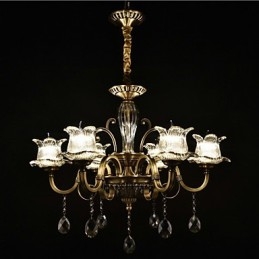 Designer Touch Decorative Rustic Lodge Painting Feature for Designers Metal Indoor Shops 2 Bulbs Chandelier