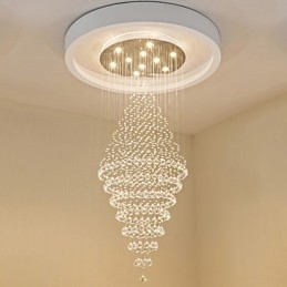 Designer Touch Decorative Contemporary Crystal Ceiling Pendant Light Modern Chandelier Home Hanging Lighting Chandelier Lamps Fixtures