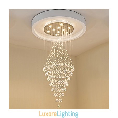 Designer Touch Decorative Contemporary Crystal Ceiling Pendant Light Modern Chandelier Home Hanging Lighting Chandelier Lamps Fixtures