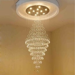 Designer Touch Decorative Contemporary Crystal Ceiling Pendant Light Modern Chandelier Home Hanging Lighting Chandelier Lamps Fixtures