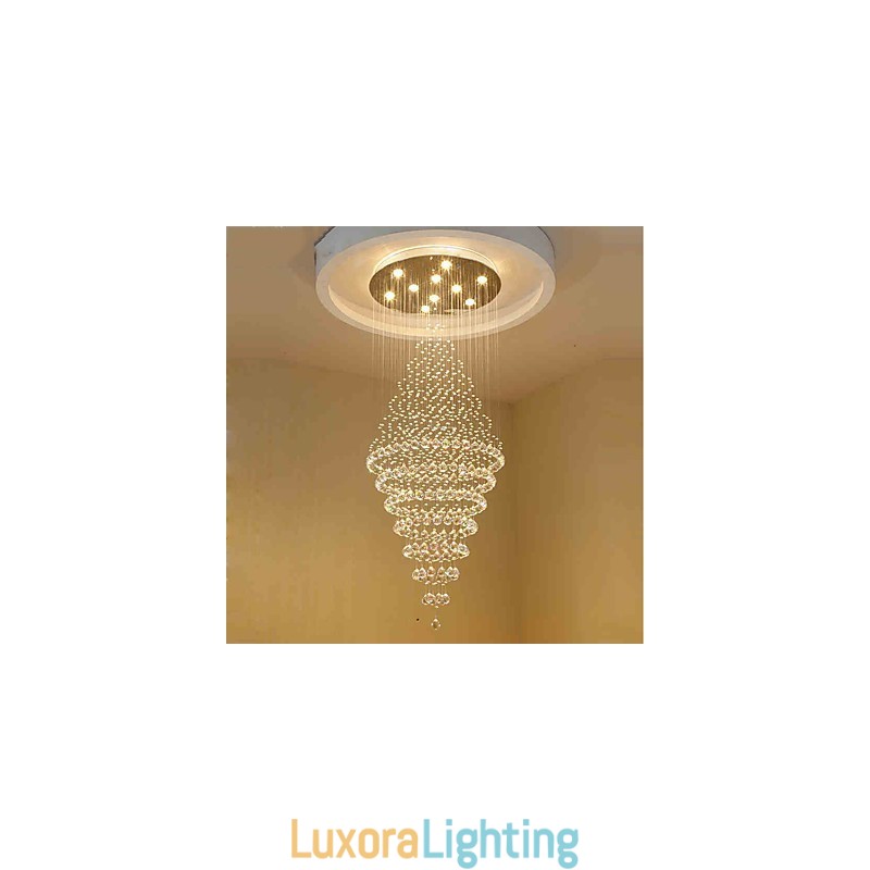 Designer Touch Decorative Contemporary Crystal Ceiling Pendant Light Modern Chandelier Home Hanging Lighting Chandelier Lamps Fixtures