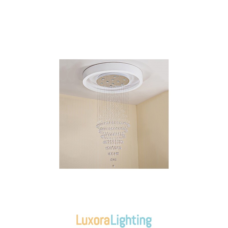 Designer Touch Decorative Contemporary Crystal Ceiling Pendant Light Modern Chandelier Home Hanging Lighting Chandelier Lamps Fixtures