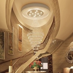 Designer Touch Decorative Contemporary Crystal Ceiling Pendant Light Modern Chandelier Home Hanging Lighting Chandelier Lamps Fixtures