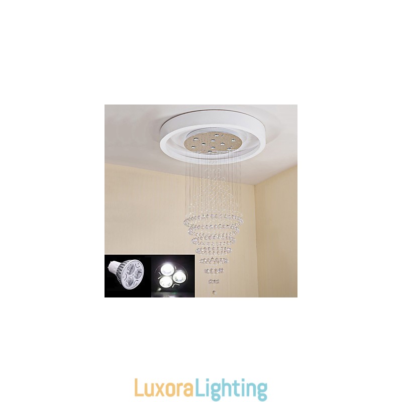 Designer Touch Decorative Contemporary Crystal Ceiling Pendant Light Modern Chandelier Home Hanging Lighting Chandelier Lamps Fixtures