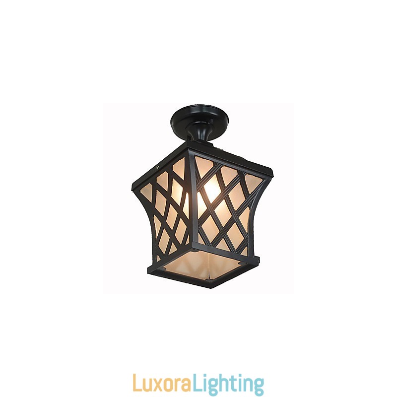 Designer Touch Decorative Rural Lamp American Garden Patio Door Outdoor Waterproof Grape Droplight