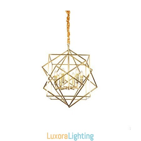 Designer Touch Decorative Lantern Brass Feature for Designers Metal Chandelier
