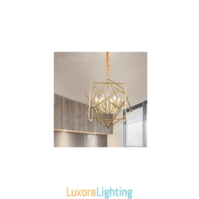 Designer Touch Decorative Lantern Brass Feature for Designers Metal Chandelier